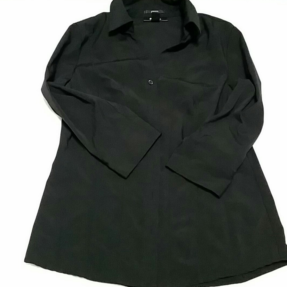 Style&co black stretch dress shirt
